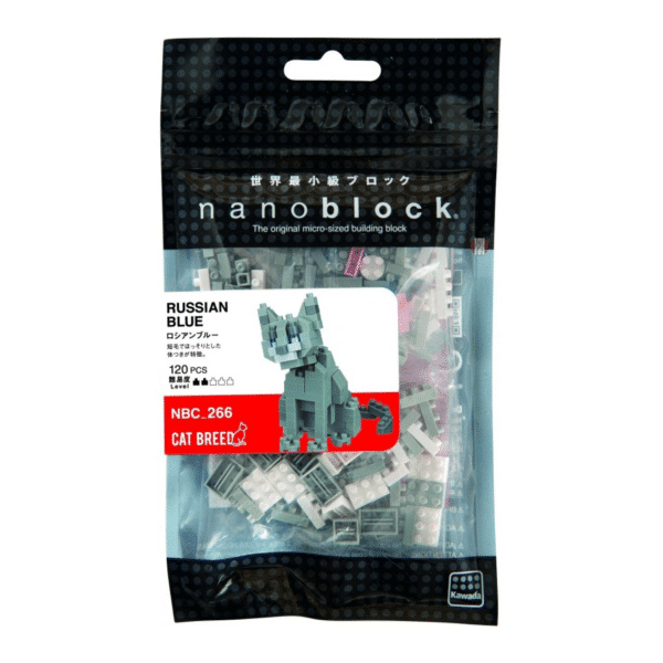 NANOBLOCK - ANIMAUX Russian Bleu – Image 2