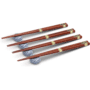 Baguette - Coffret 4 paires de baguettes + support Seigaiha