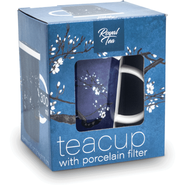 Tisanière - Hana bleu + filtre porcelaine – Image 3