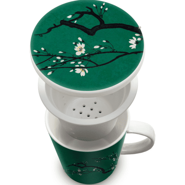 Tisanière - Hana vert + filtre porcelaine – Image 2