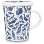 Tisanière - Oiseaux Bleus + filtre porcelaine