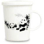 Tisanière - Panda + filtre porcelaine