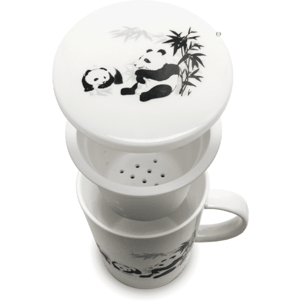 Tisanière - Panda + filtre porcelaine – Image 2