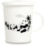 Tisanière - Panda + filtre porcelaine