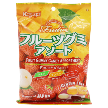 KASUGAI – Bonbon gummy Tropical fruits mix – 102g