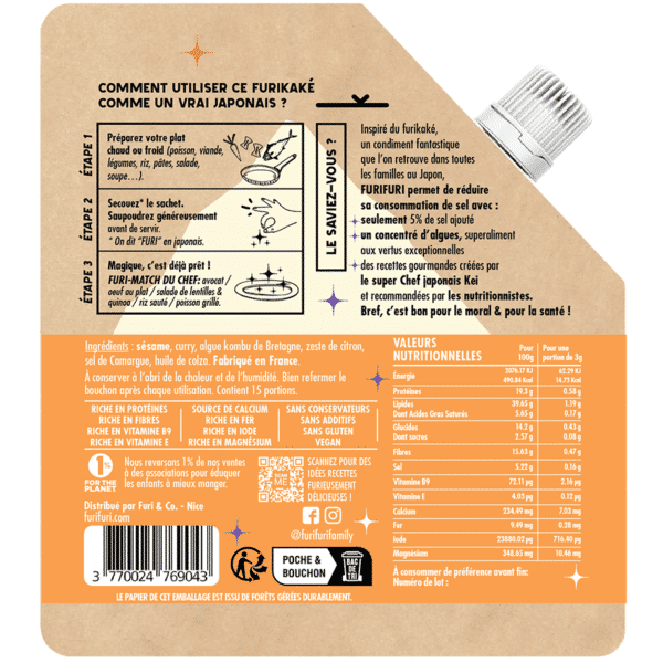 FURIFURI - Furikake Curry doux - 45g – Image 2