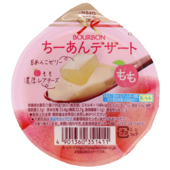 BOURBON – Chee-an Dessert peach Cheese Jelly – 105g