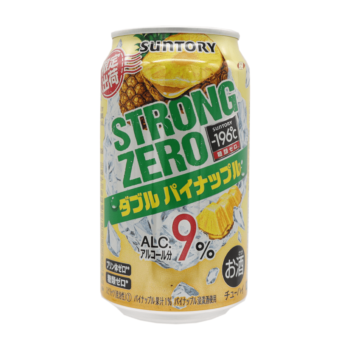 SUNTORY – Strong Zero Double Pineapple 9% [S] – 350ml