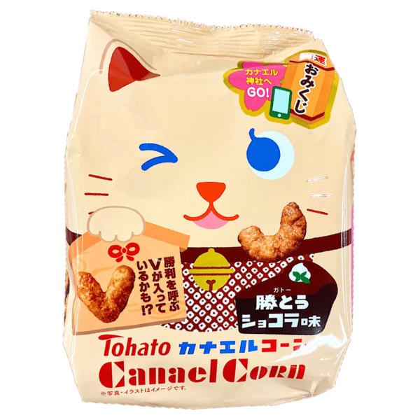 TOHATO - Kanael Corn Lucky Cat Chocolate - 65g