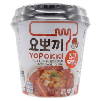 YOPOKKI – Topokki Cup Kimchi spicy – 140g