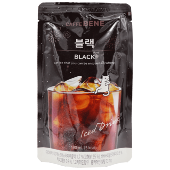 CAFFE BENE – Pouch Black coffee – 190ml