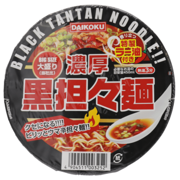 DAIKOKU – Spicy Black Tantan Noodles Big Cup – 106g