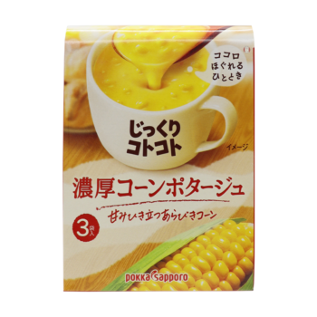 POKKA SAPPORO – Jikkuri Kotokoto Rich Corn Potage Soup – 69g