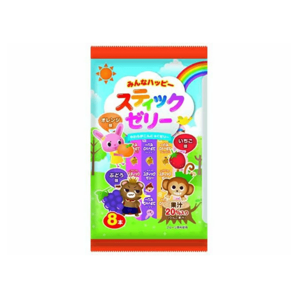 RIBBON - Happy Stick Jelly 8pcs - 130g