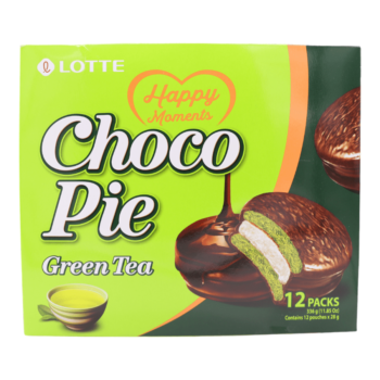 LOTTE – Choco Pie Green Tea [L] – 336g
