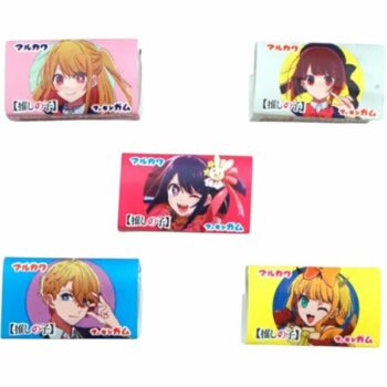 MARUKAWA – Chewing-gum Strawberry Oshi No Ko – Lot de 5