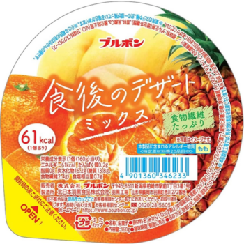 BOURBON – Shokugo No Dessert Jelly Mix Fruit – 140g