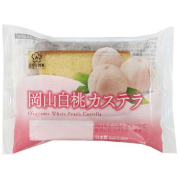 SAKURA SEIKA – Okayama White Peach Castella