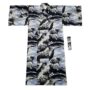 Kimono Yukata japonais - Motif Vague Hokusai