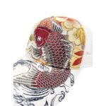 CASQUETTE - Modèle blanc carpe Koi – Image 2