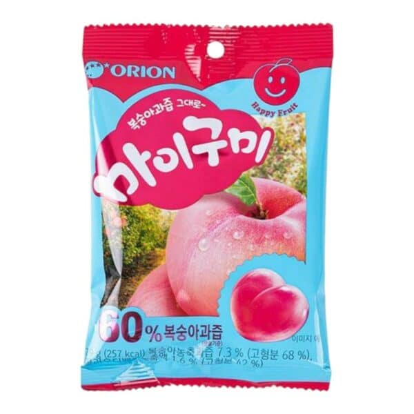 ORION - Soft Juicy Gummy White Peach - 79g