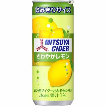 ASAHI – Mitsuya Cider Sawayaka Lemon – 250ml