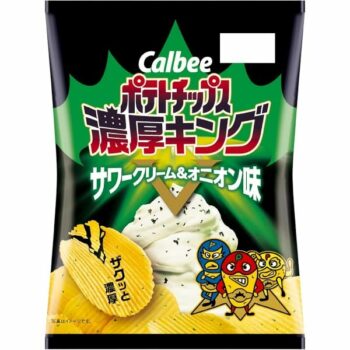 CALBEE – Potato Chips Noukou King Sour Cream & Onion – 55g