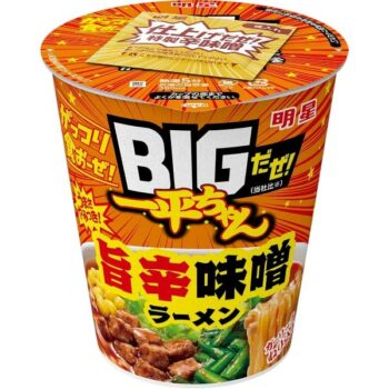 CUP NODDLES – Big! Ippeichan Umakara Spicy Miso Ramen – 99g