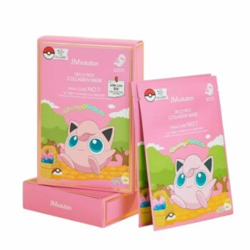 JMSOLUTION – Stamp Deco Pick Collagen Mask – Pack de 10