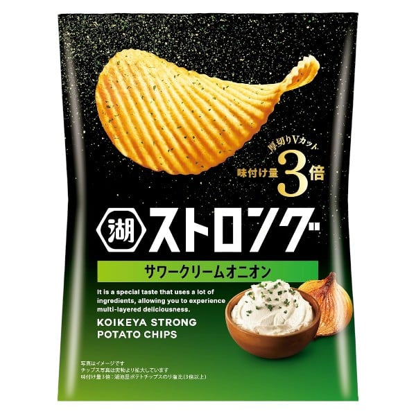 KOIKEYA - Chips STRONG Sour Cream Onion - 53g