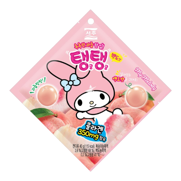 SEOJU - My Melody White Peach Gummy - 40g