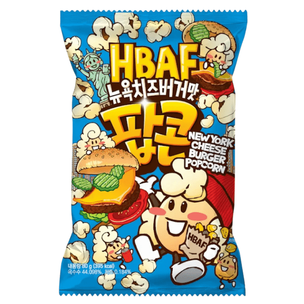HBAF - New York Cheese Burger Popcorn - 80g