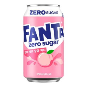 FANTA [KR] – Zero Sugar White Peach – 350ml