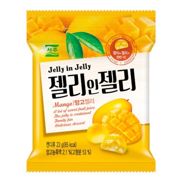SEOJU - Jelly in Jelly Juicy Mango Gummy - 26g